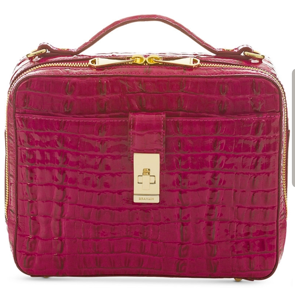 Brahmin Evie Embossed Leather Crossbody